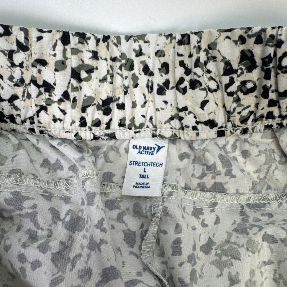 Old Navy Active Large Tall Camo Stretchtech Ankle Pants High Rise Elastic Waist - Picture 13 of 13